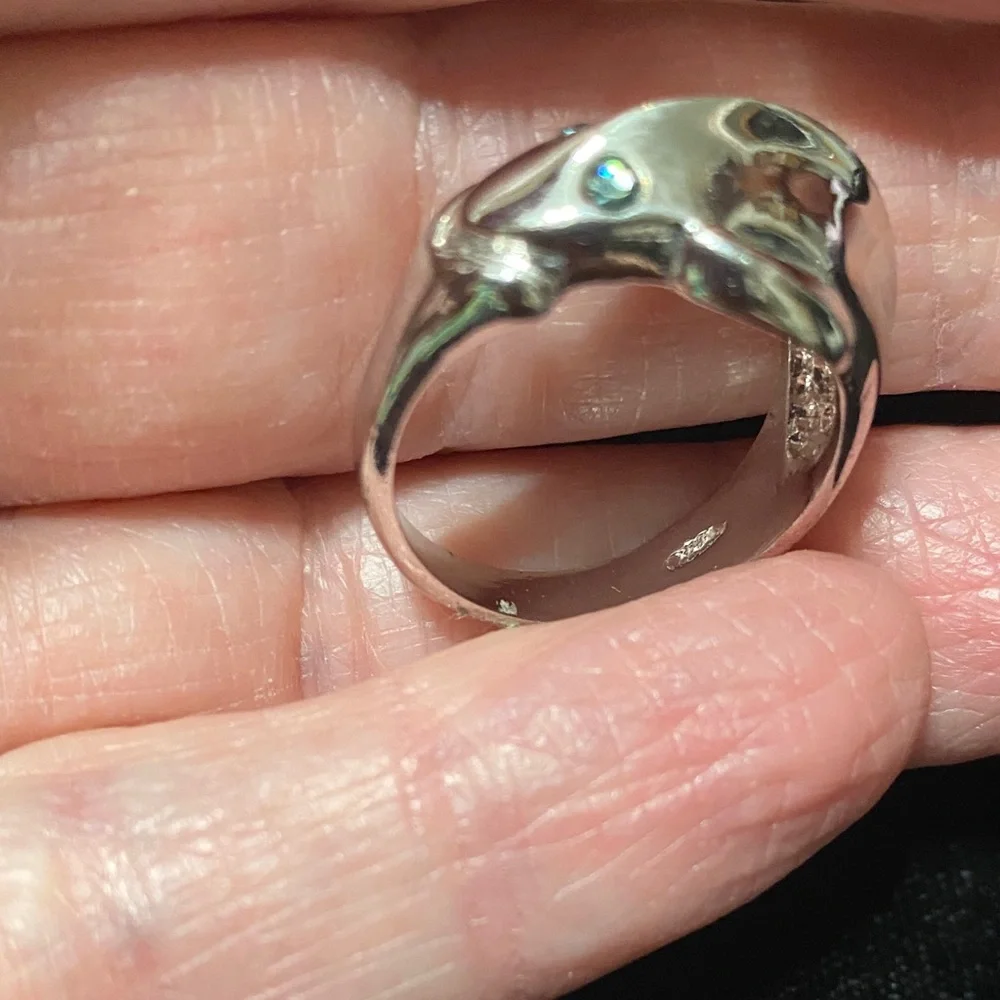 Vintage Silver Dolphin Ring